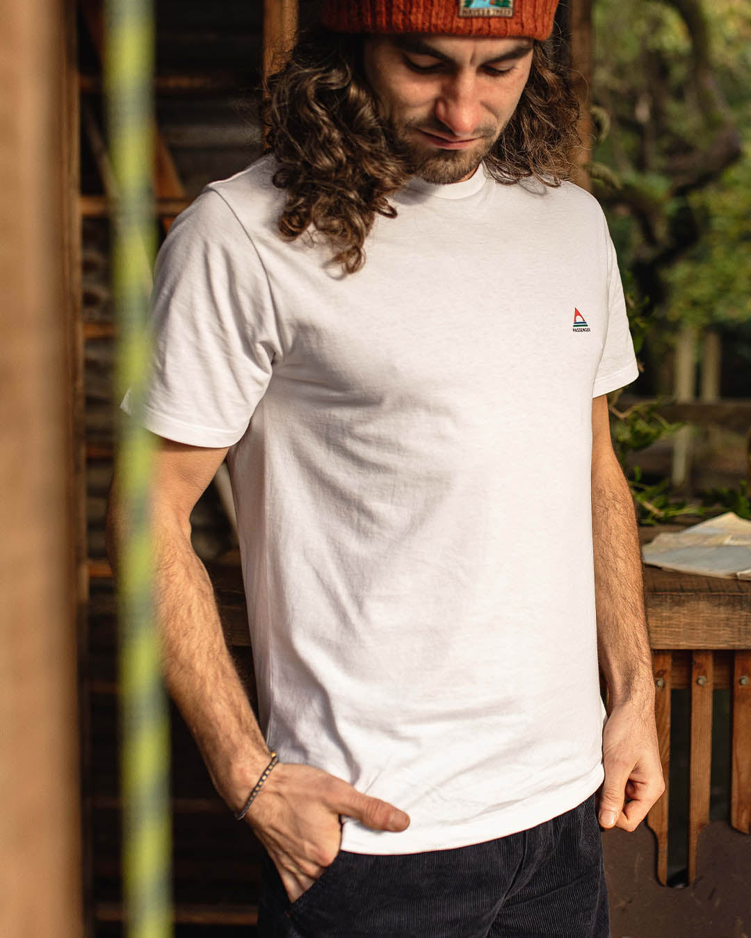 Classic Logo Recycled Cotton T-Shirt - White