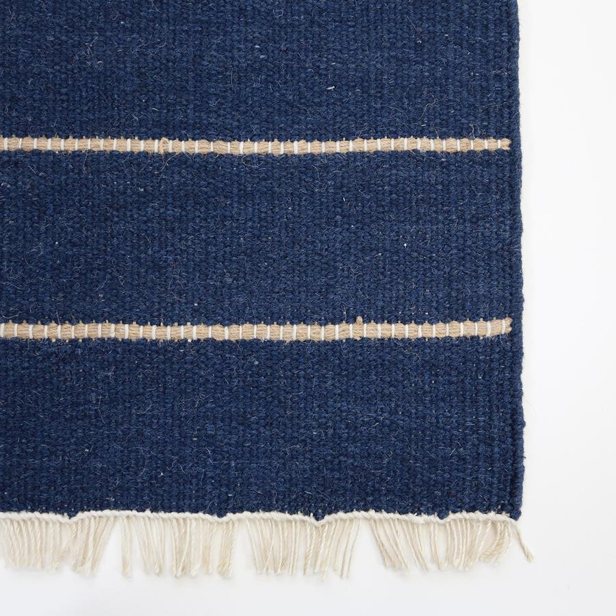 Warby Handwoven Rug in Navy