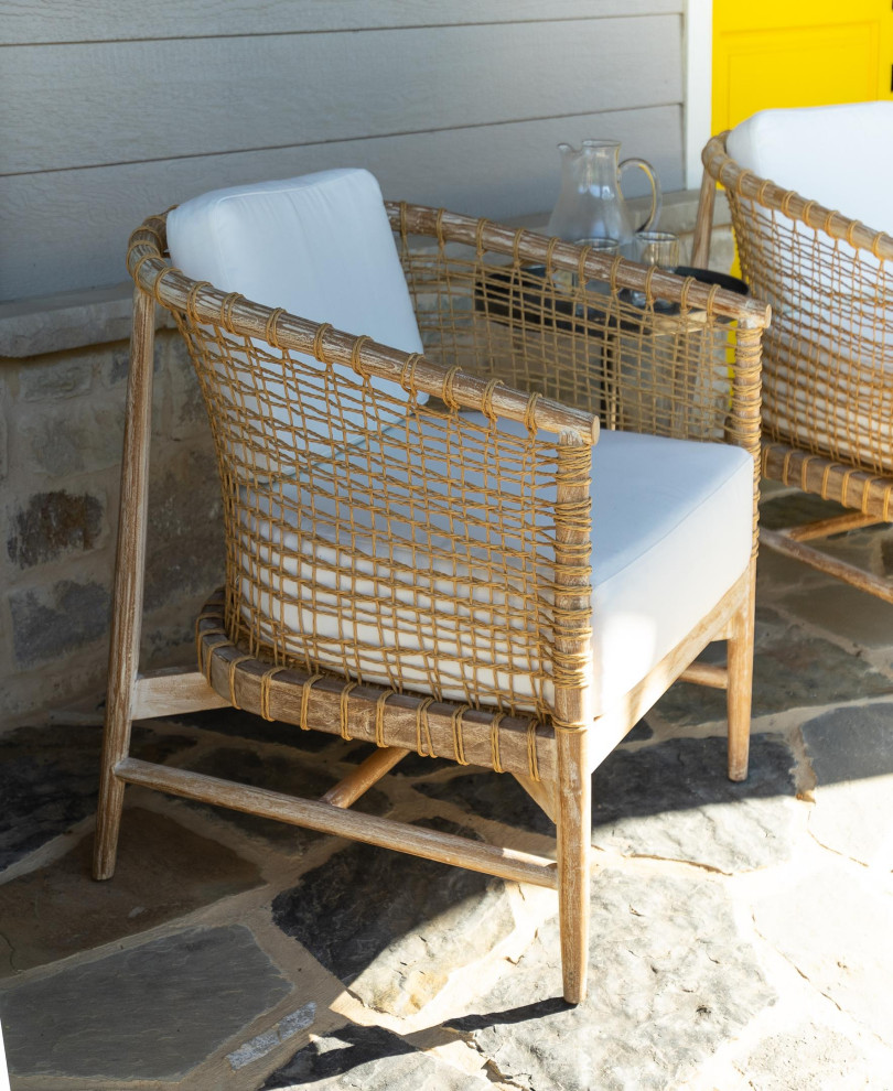 Beverly Teak Outdoor Lounge Chair   Tropical   Outdoor Lounge Chairs   by Hives  ampHoney  Houzz