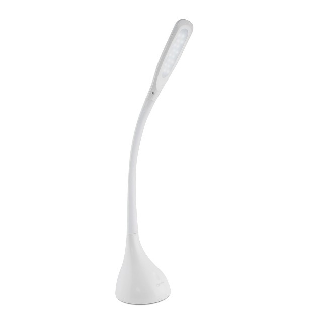 Creative Curves Desk Desk Lamp White includes Led Light Bulb Ottlite