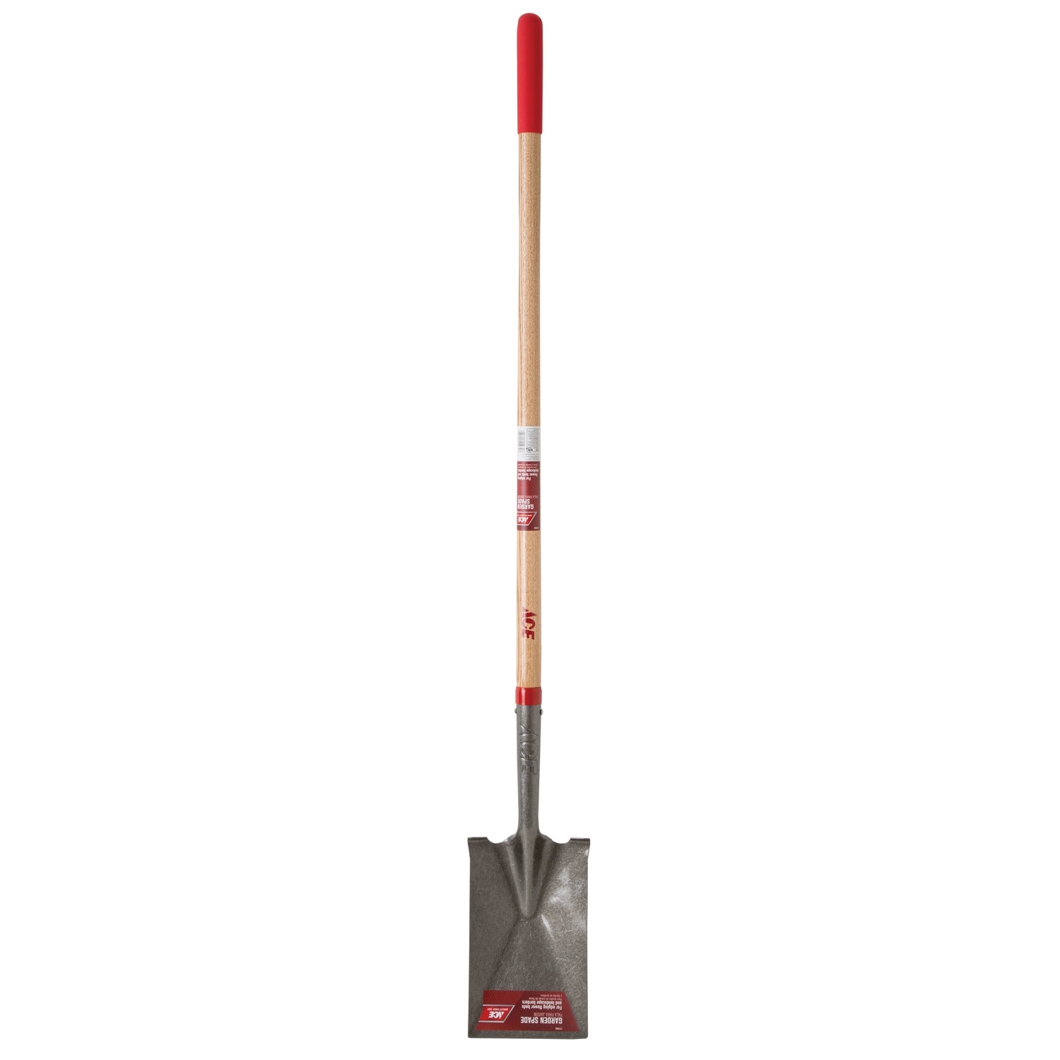 Ace 58 in. Steel Square Garden Spade Wood Handle