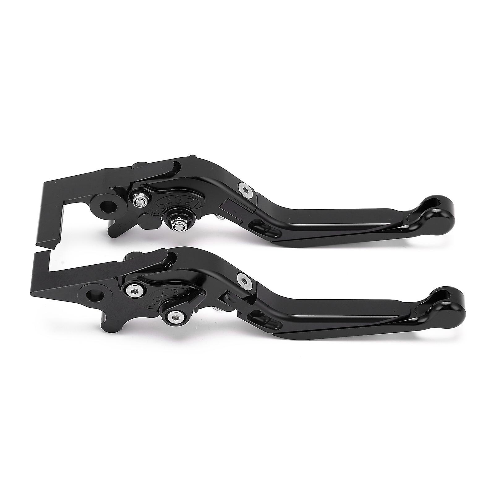 2pcs Motorcycle Brake Clutch Levers Adjustable Cnc Aluminium Alloy Replacement For Adv150 20192021black