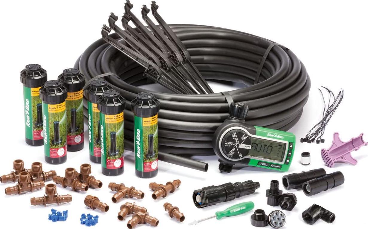 Rain Bird 32ETI Easy to Install In-Ground Automatic Sprinkler System Kit