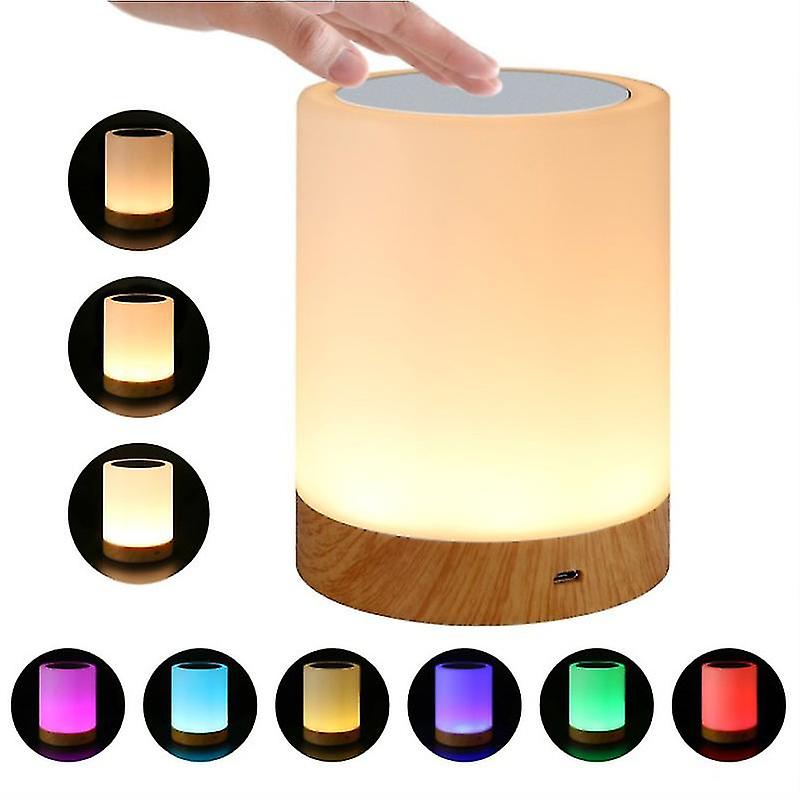 Miman Touch Table Lamp， Dimmable Bedside Lamp With Warm White Light