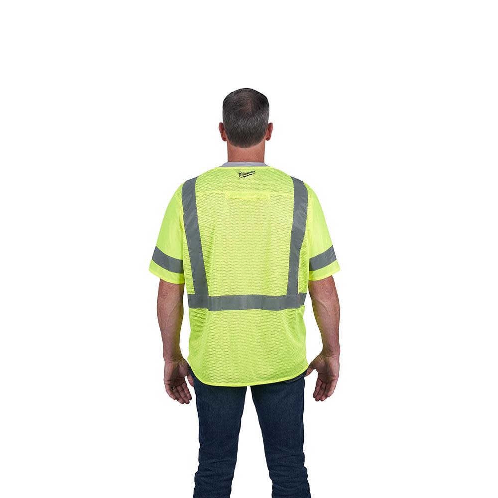 Milwaukee High Vis Safety Vest Yellow Class 2 Mesh Breakaway AR/FR Cat 1  L/XL