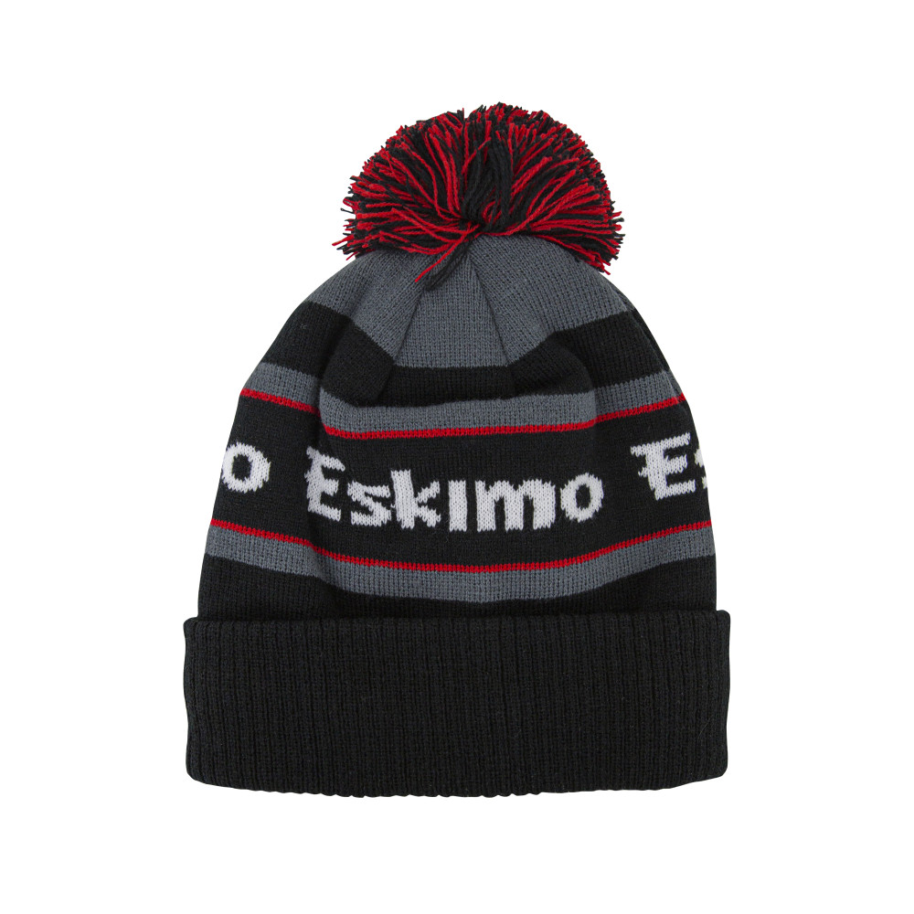 Eskimo Black Ice Pom Hat ;