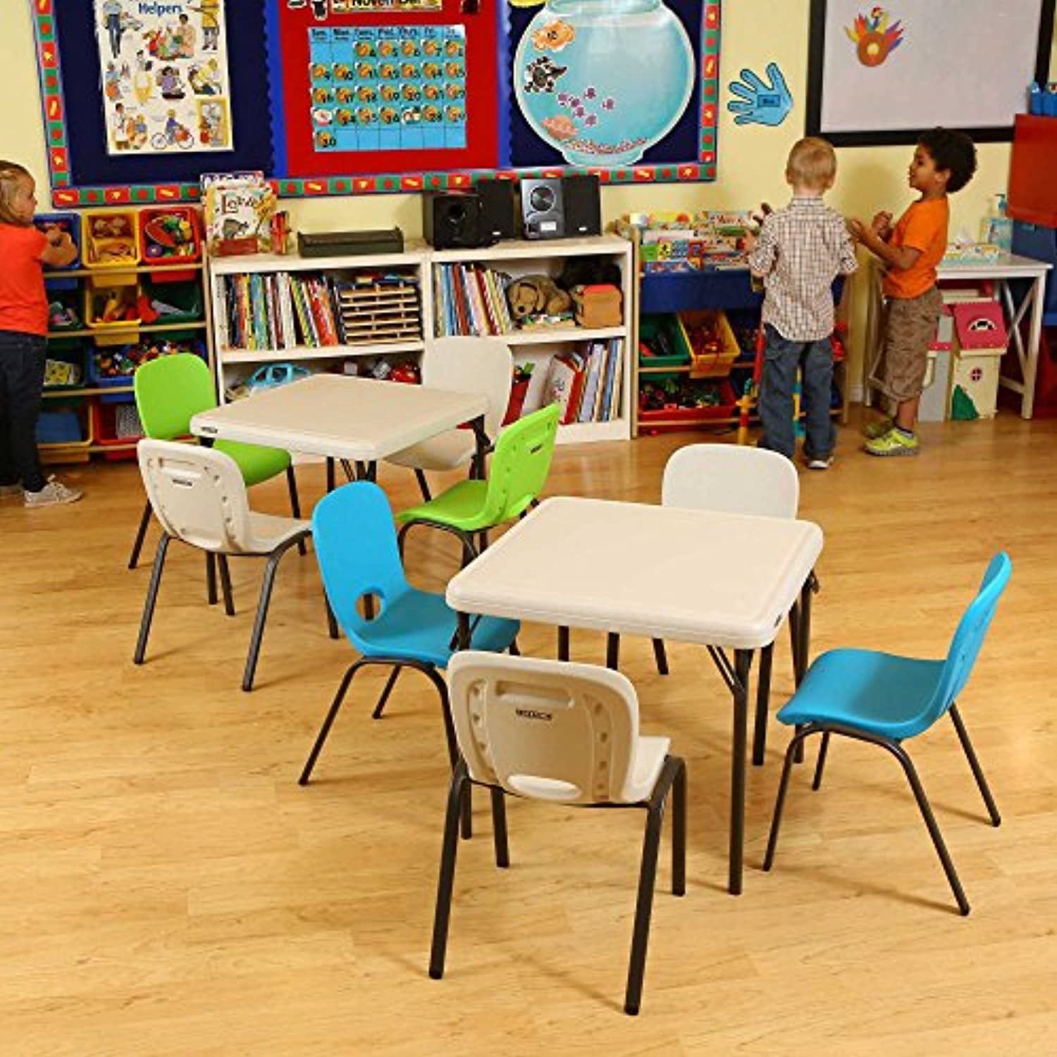 Lifetime Products Childrens Square Folding Table