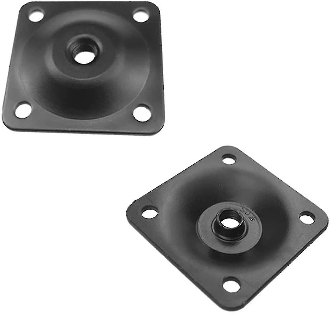 4 Pieces Foot Mounting Plates， Black Furniture Foot Mounting Plates， Black Fixing Iron Pie