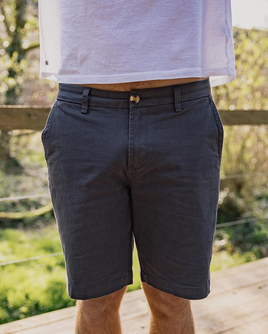 365 Organic Cotton Shorts - Charcoal