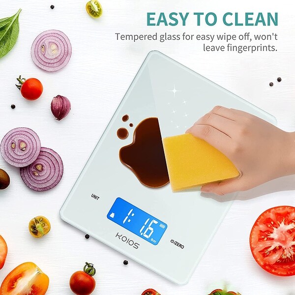 11lbs/5kg Small Accurate Food Scale with Waterproof USB Plug