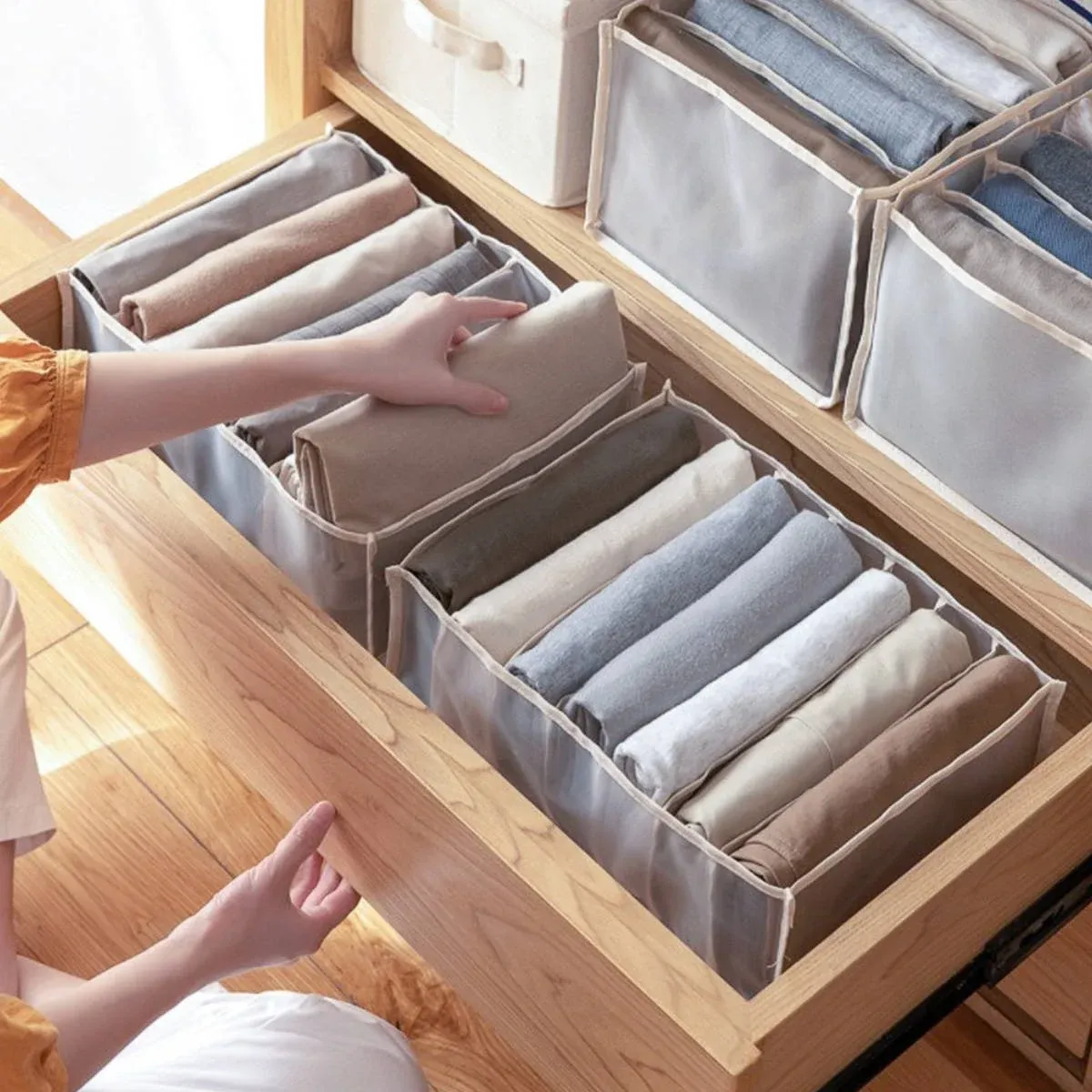 🔥   47% OFF🔥🔥Wardrobe Clothes Organizer & Buy 6 Get Extra 20%