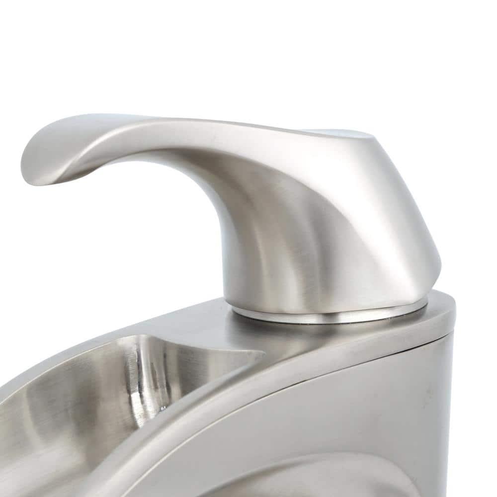 Pfister Brea 4 in Centerset SingleHandle Bathroom Faucet in Brushed Nickel