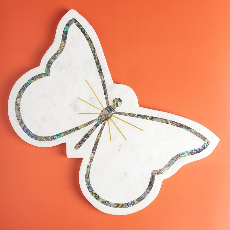 Butterfly Marble Cheese Board - Large