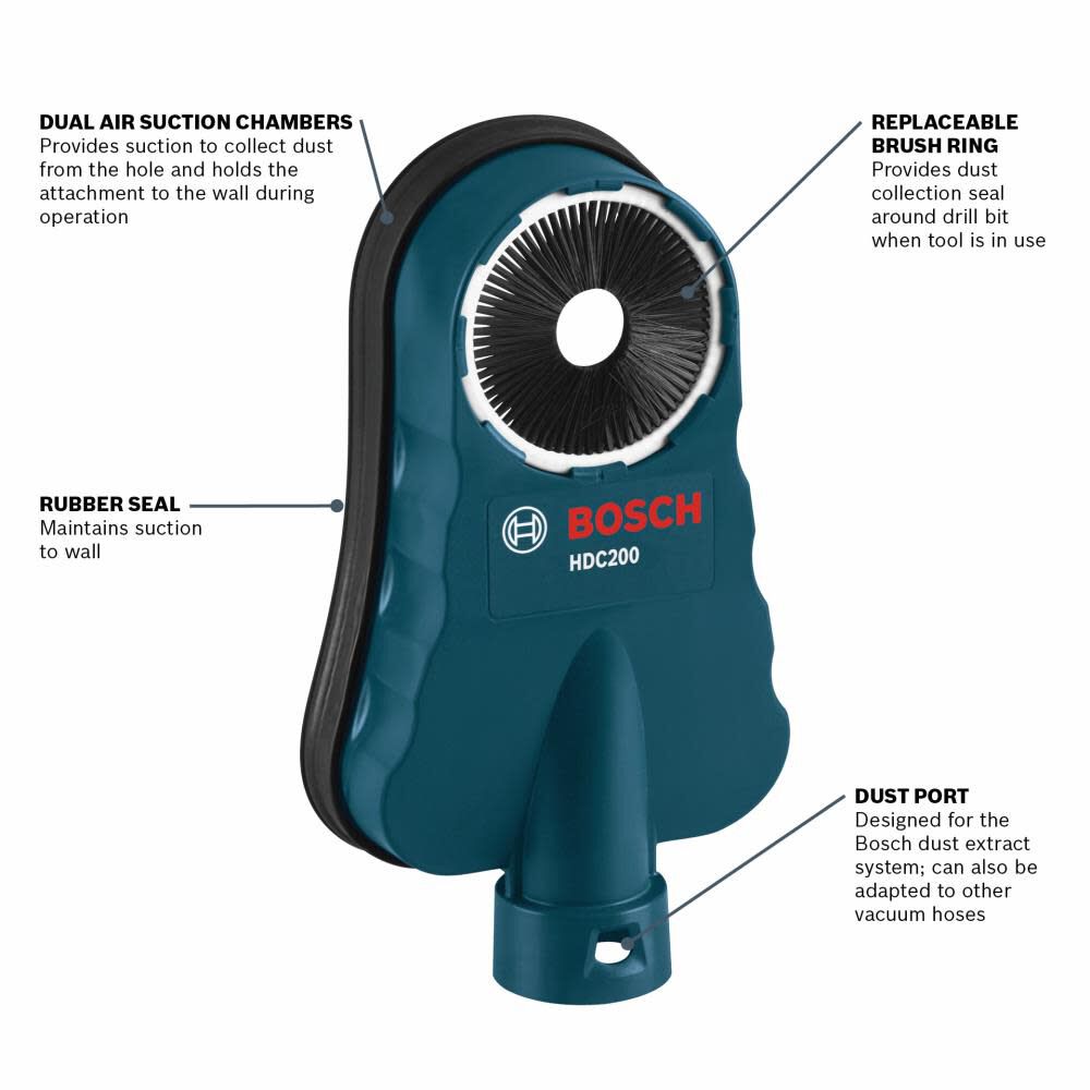 Bosch Universal Dust Collection Attachment HDC200 from Bosch