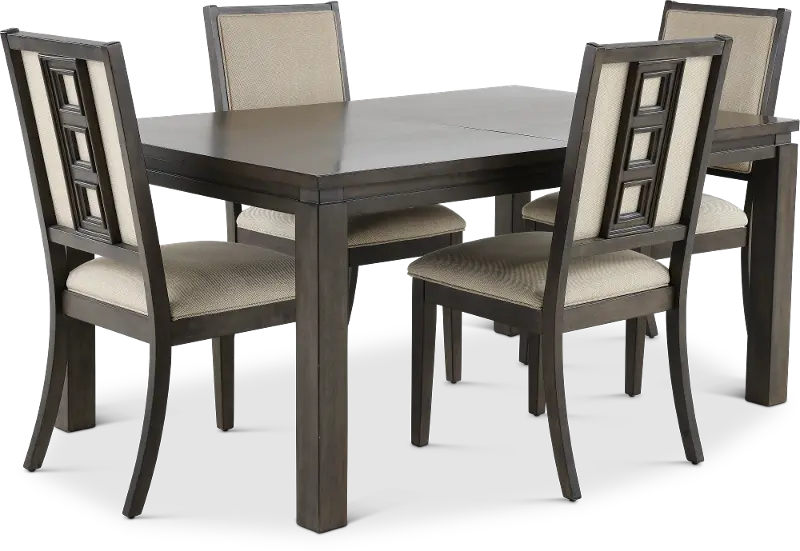 Hartford Gray 5 Piece Dining Room Set