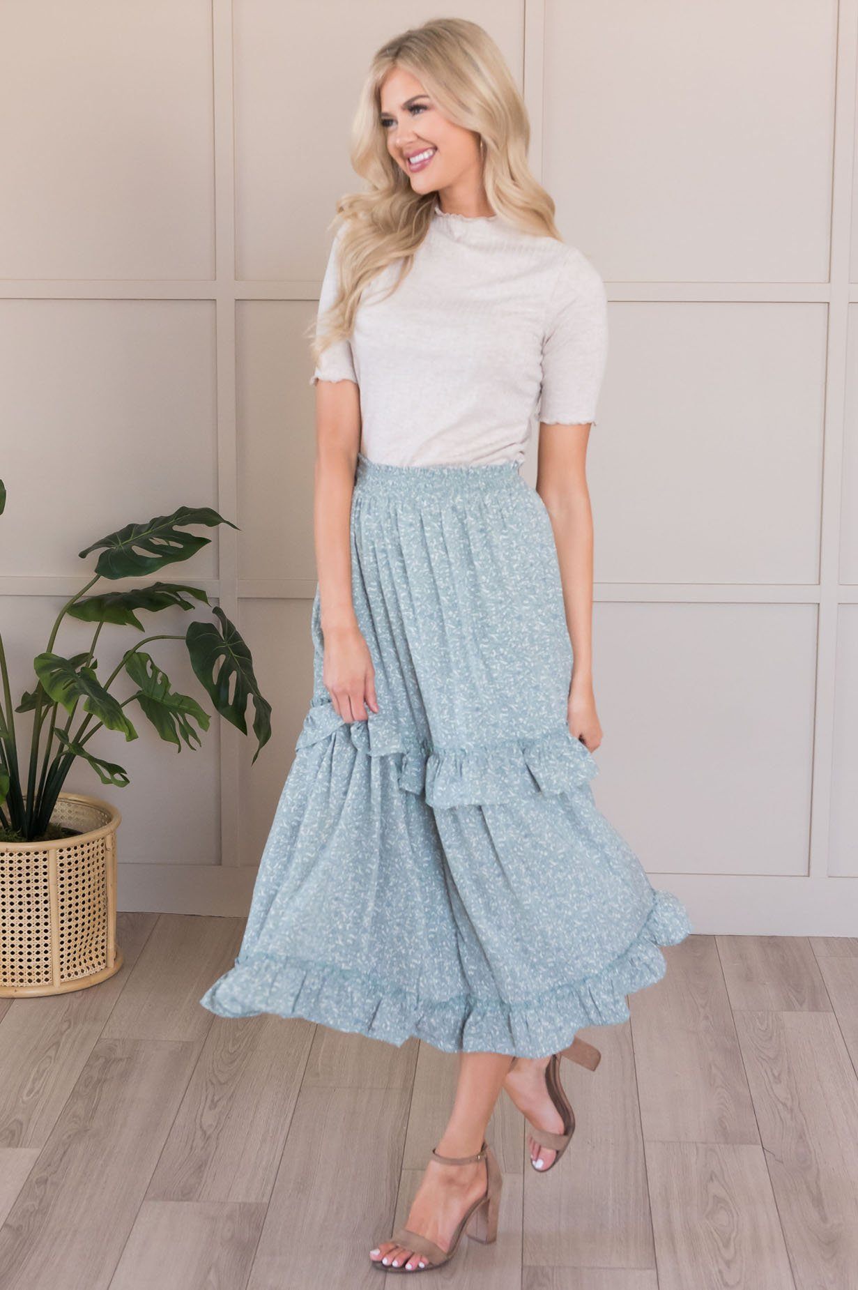 Delightful Day Modest Skirt