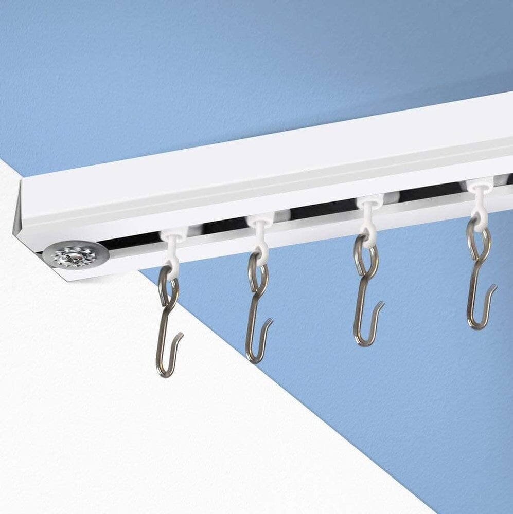 Ceiling Track Room Divider: Ceiling Curtain Track up to 36ft