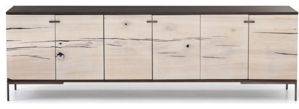 Clarissa Media Console   Industrial   Entertainment Centers And Tv Stands   by Marco Polo Imports  Houzz