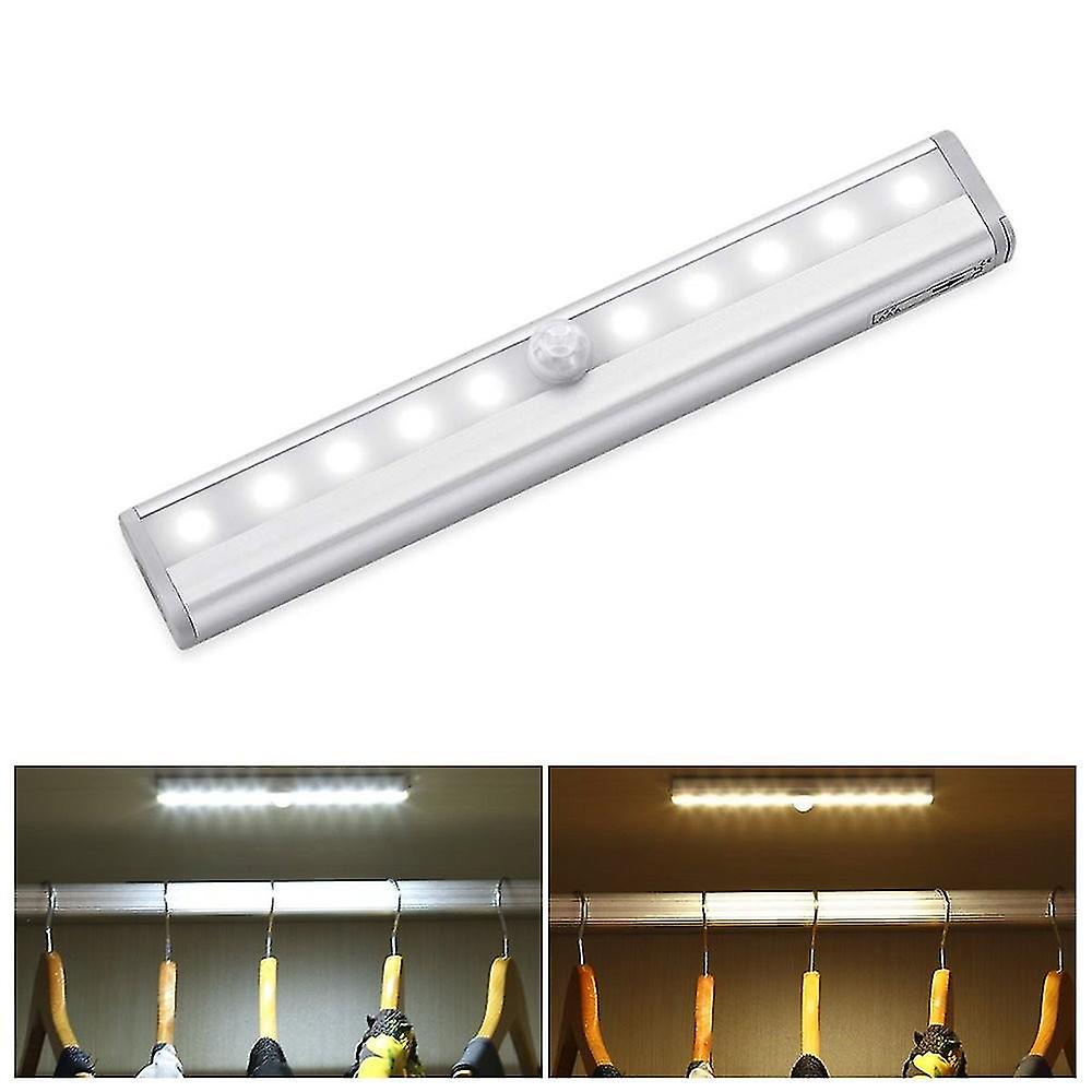 10 Led Recharabd Closet With Mot Sensor Under Cabinet S Stick Any Wireless Usb Recharable For Kit， Cabinet