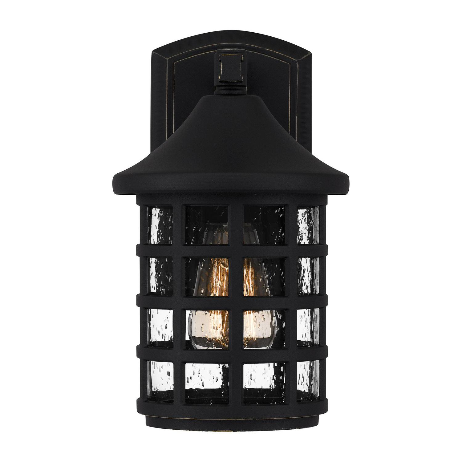 Ashley Harbour Callen 1-Light Earth Black Outdoor Wall Lantern