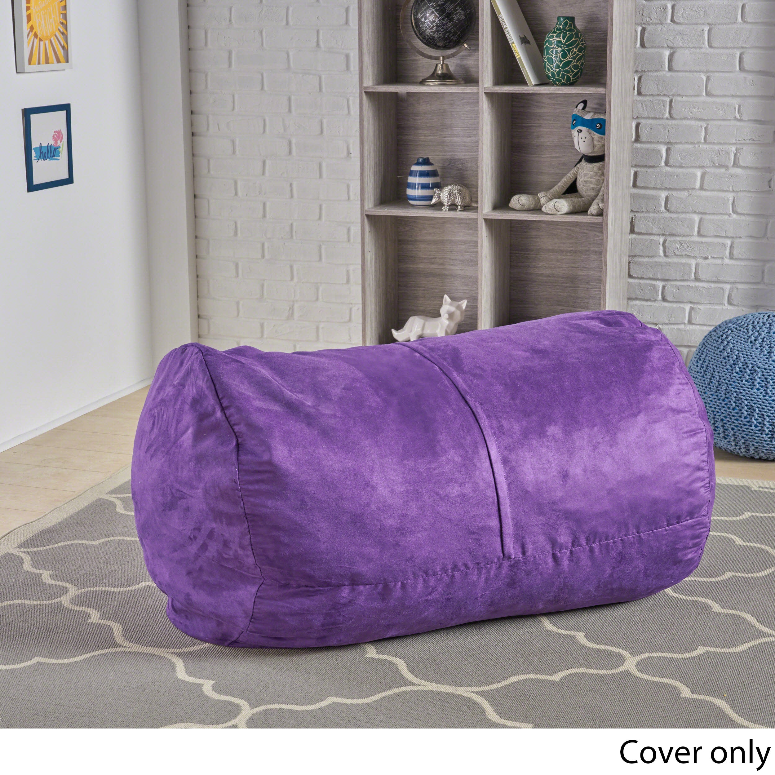 Tryson Traditional 4 Foot Suede Bean Bag (Cover Only)