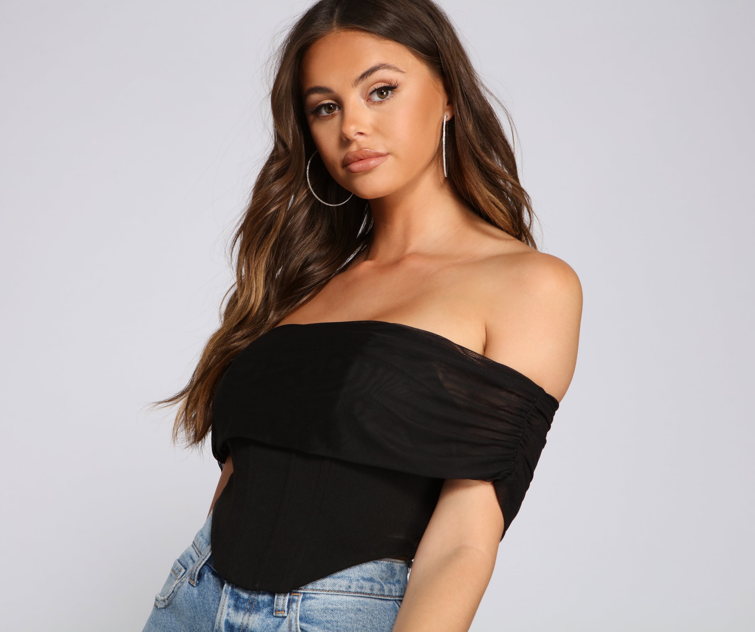 Picture Perfect Off The Shoulder Bustier