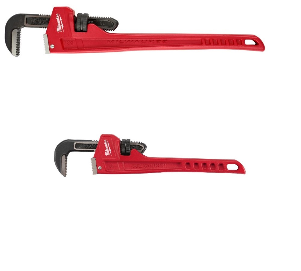 Milwaukee Steel Pipe Wrench 2pk Bundle 14