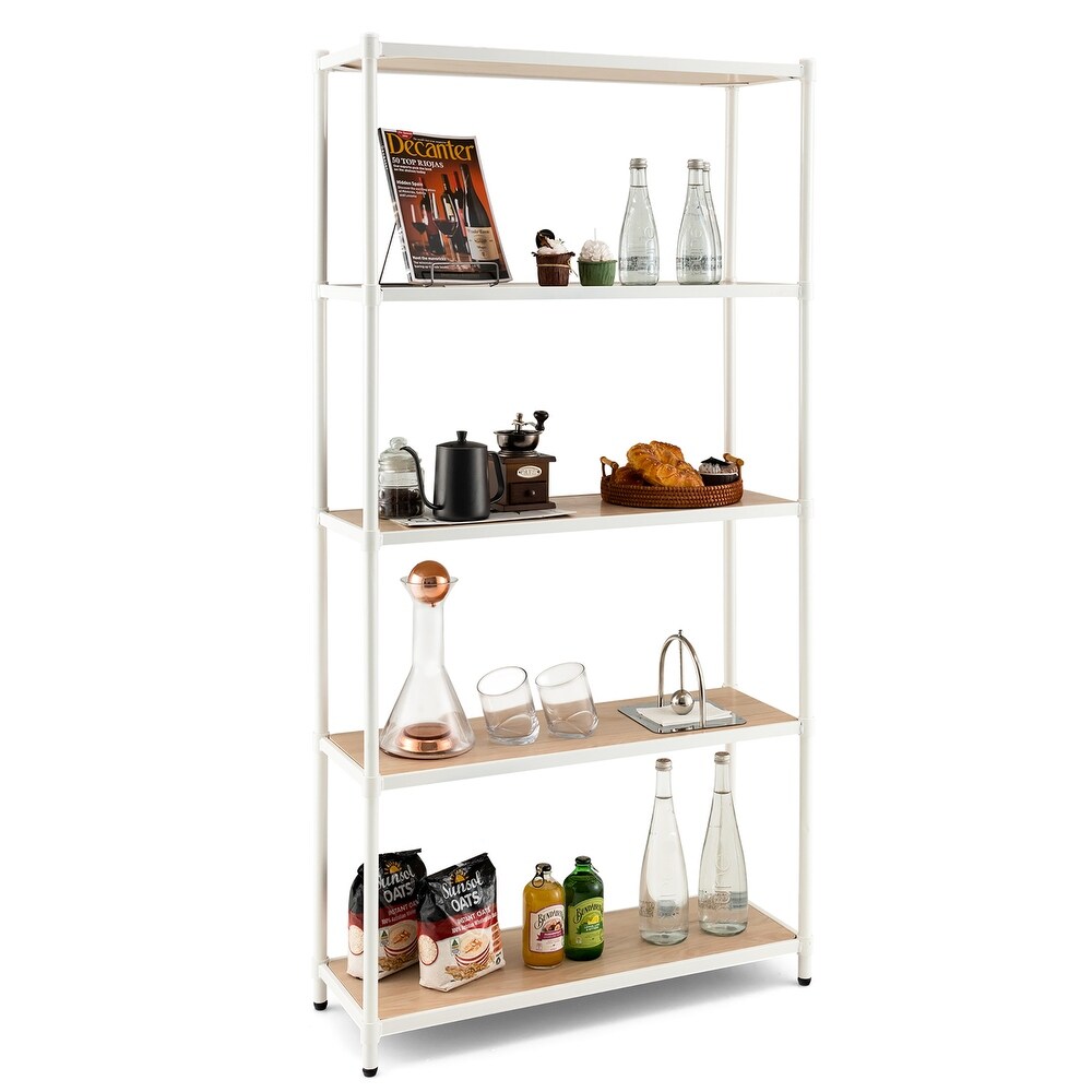 Costway 60.5'' Bookshelf5 tier Multi use   See Details