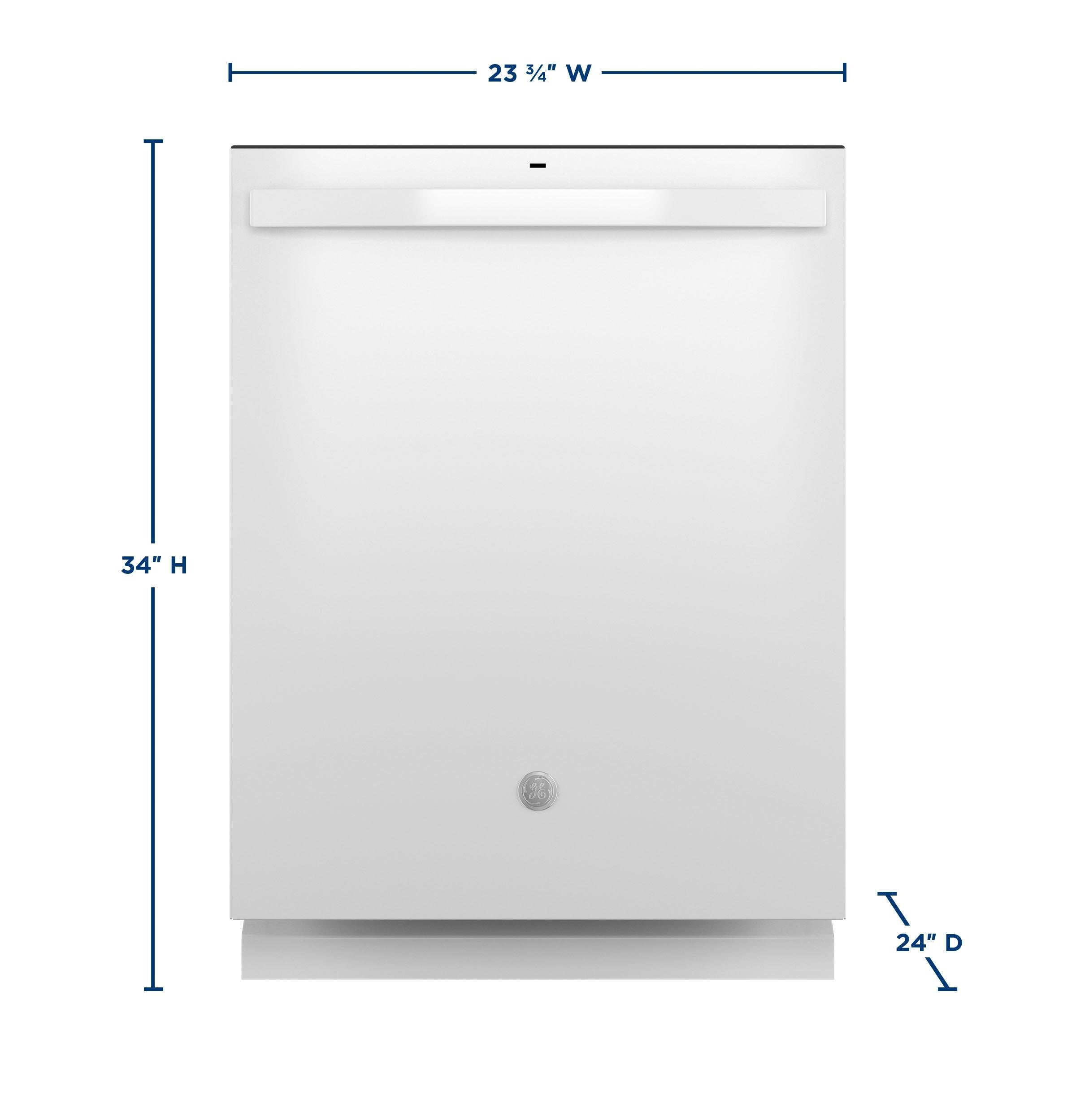 Ge Appliances GDT670SGVWW Ge® Top Control With Stainless Steel Interior Dishwasher With Sanitize Cycle