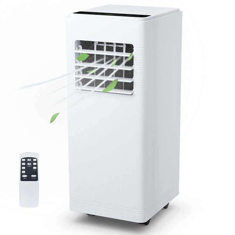 12000 BTU 3-in-1 Portable Air Conditioner Air Cooler Fan Dehumidifier with Remote Control, 24H Timer