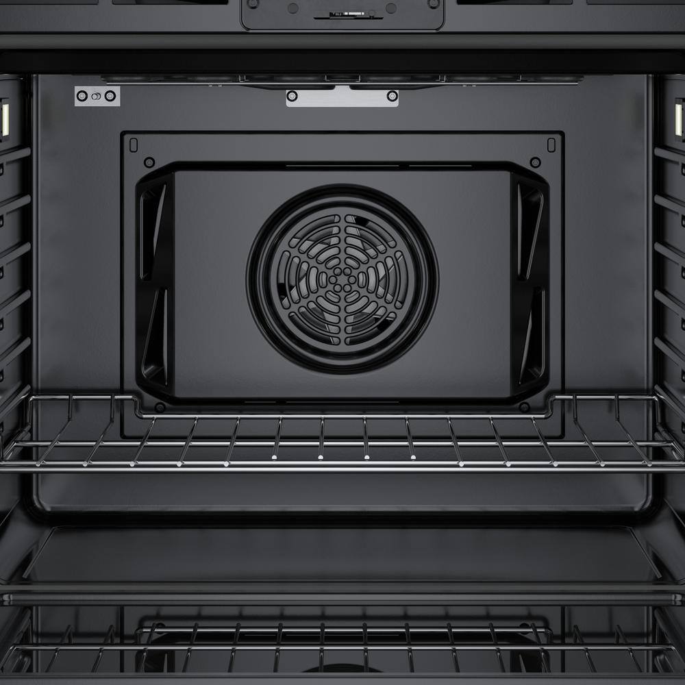 Bosch Benchmark Benchmark Series 30 in. Built-In Single Electric Convection Wall Oven with Air Fry and Self Cleaning in Stainless Steel HBLP454UC