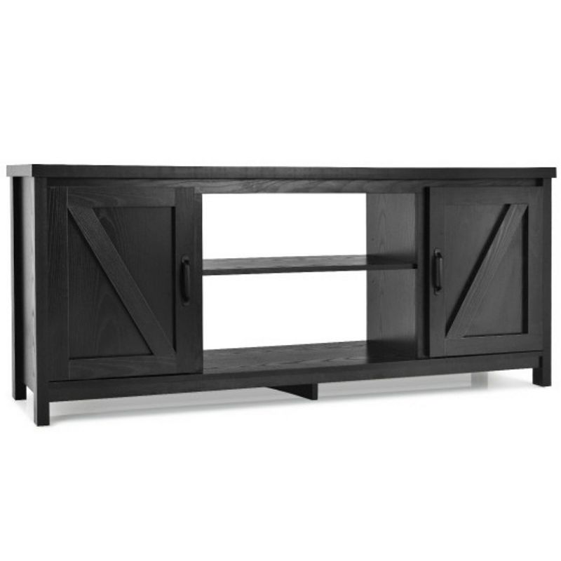 59 Inches TV Stand Media Console Center with Storage Cabinet