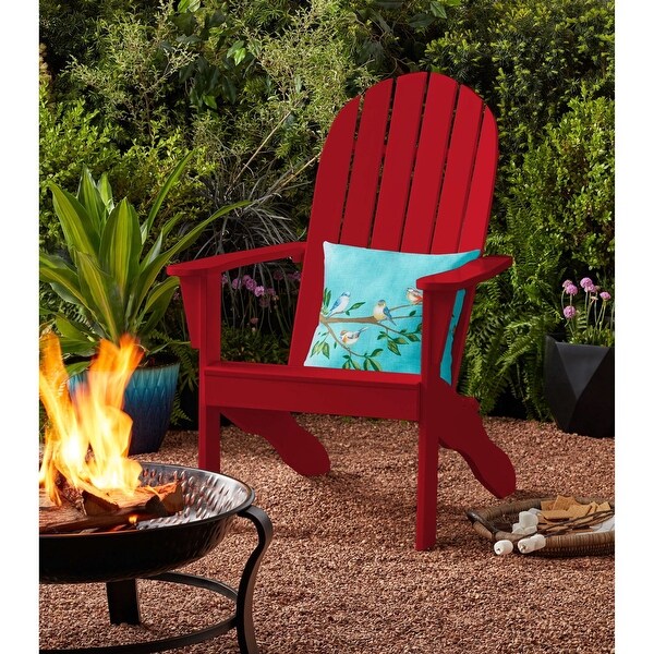 Wood Outdoor Adirondack Chair - Overstock - 36117453