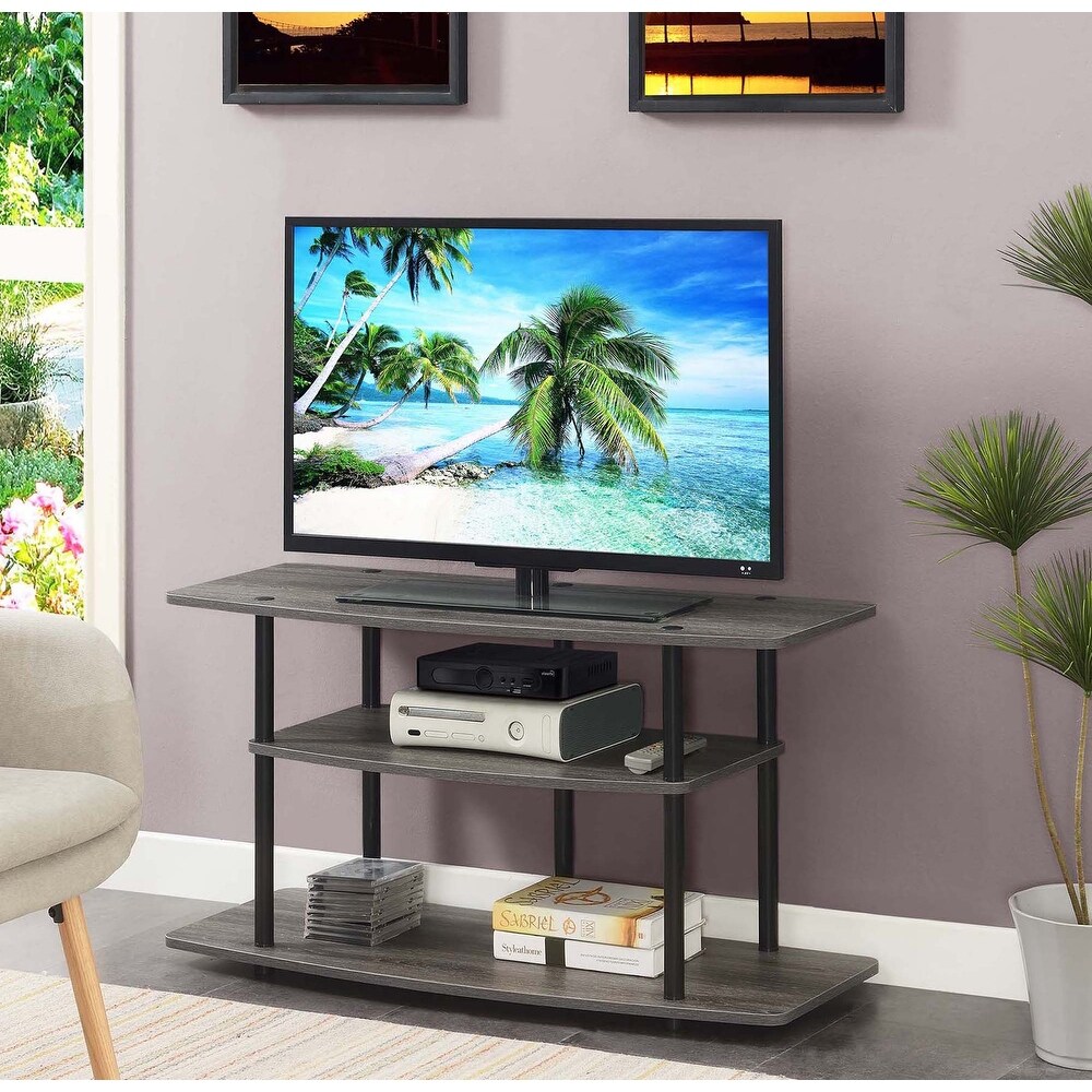 Convenience Concepts Designs2Go No Tools 46 inch 3 Tier Wide TV Stand