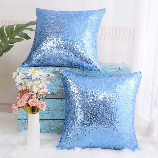 Sequins Sparkling Comfy Decorative Throw Pillow Covers Piccocasa