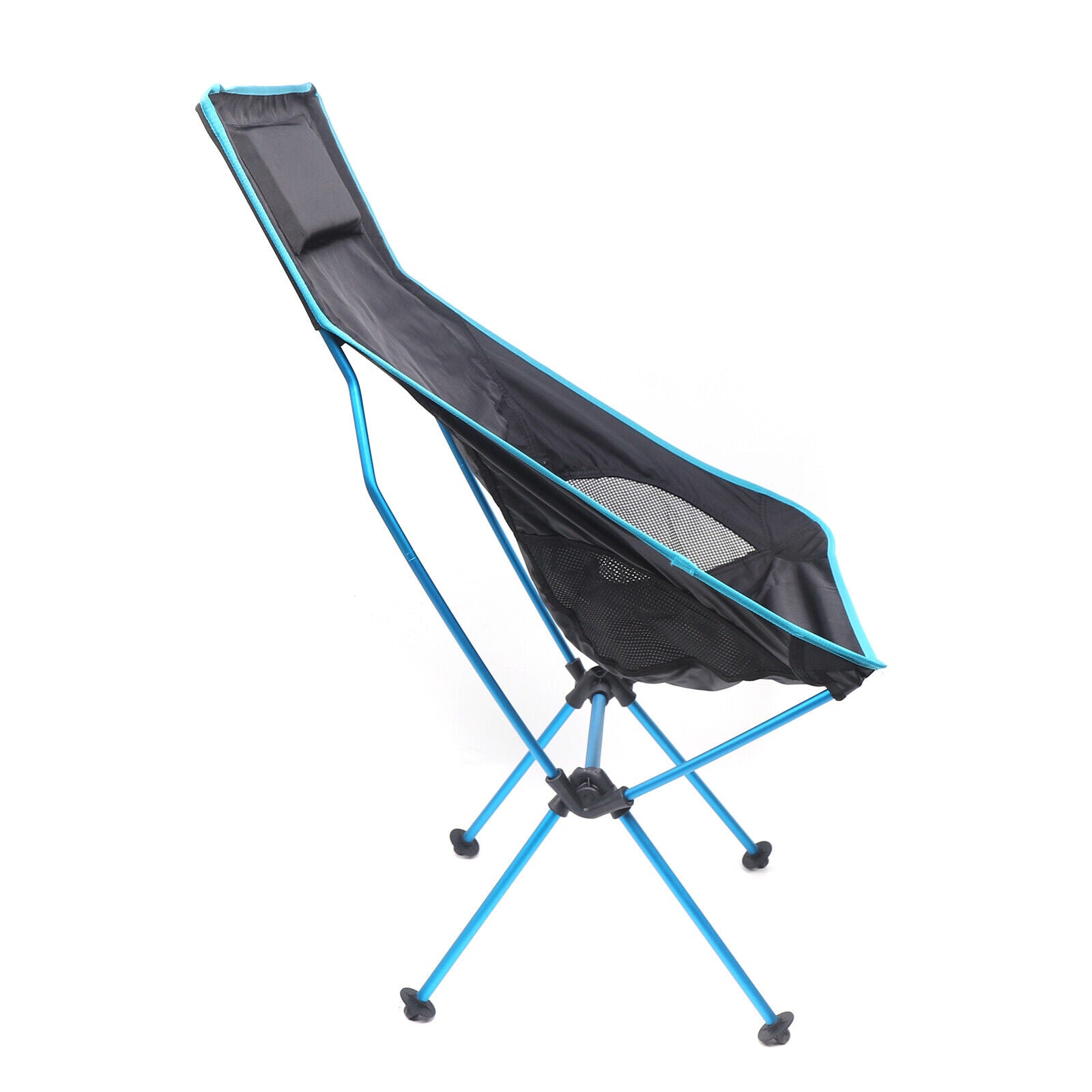 FETCOI Ultralight High Back Folding Camping Chair Beach Chair w/ Pillow Backpacking USA