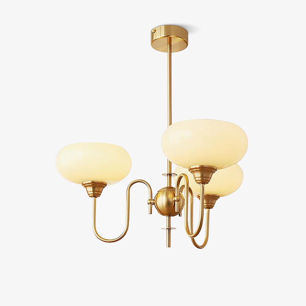 Creamy Persimmon Chandelier