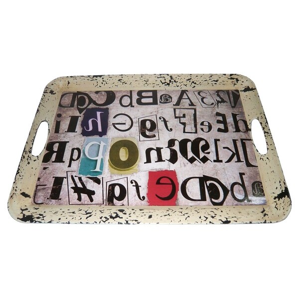 1 x 20 x 15 Multi Color Metal Inspiration Tray - 1 x 20 x 15