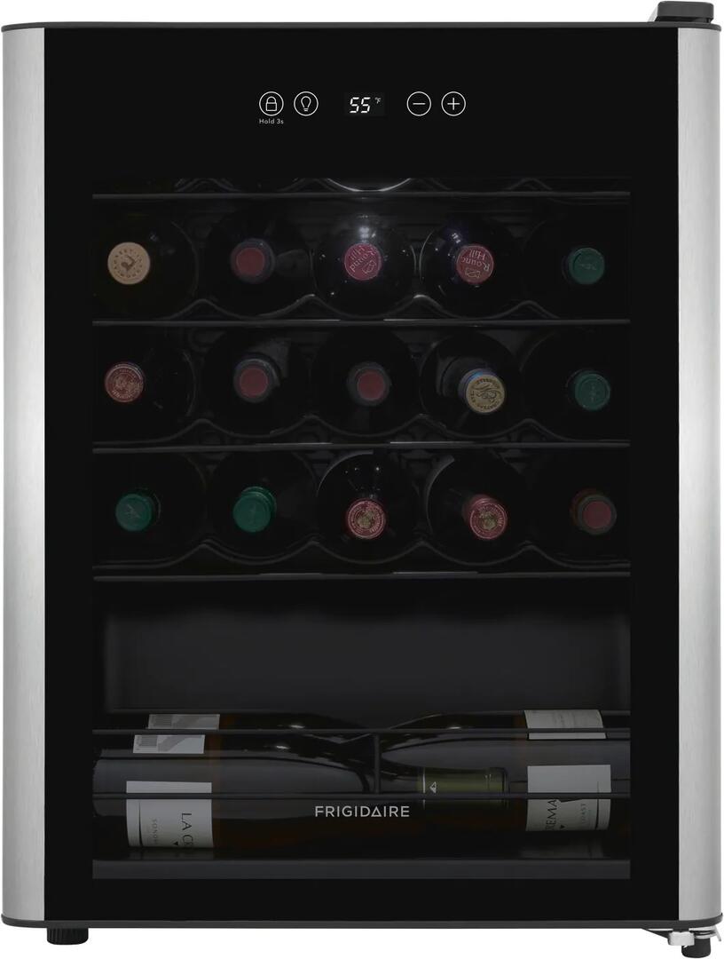 Frigidaire FRWW2432AV 20 Inch Black with Stainless Steel Look Wine Cooler