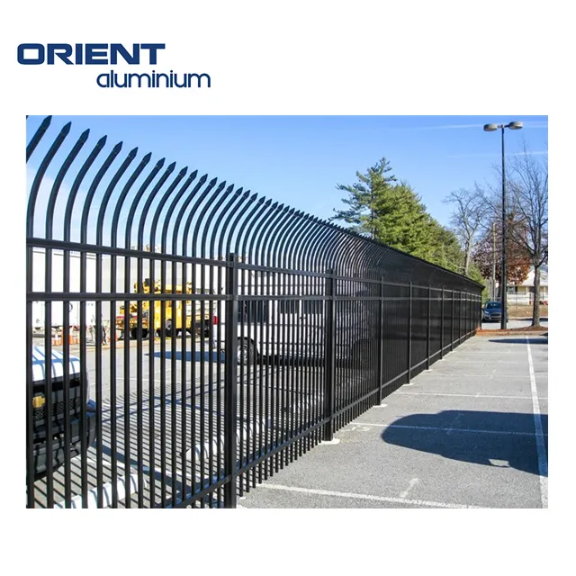 factory direct cheapest Heavy duty aluminum horizontal fencing screen High Quality metal garden fence panel