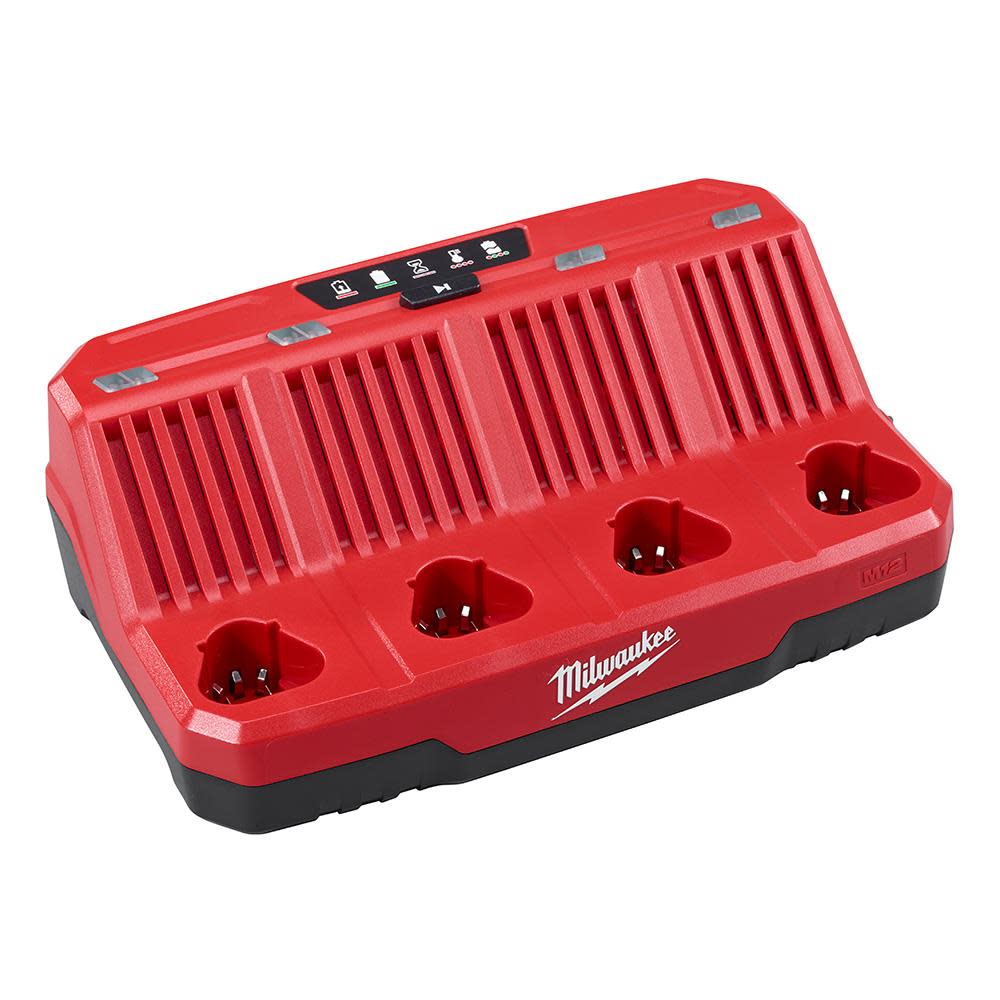 Milwaukee M12 4-Bay Sequential Charger 48-59-1204 from Milwaukee