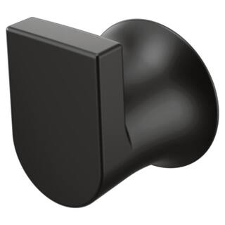 MOEN Genta LX Single Robe Hook in Matte Black BH3803BL