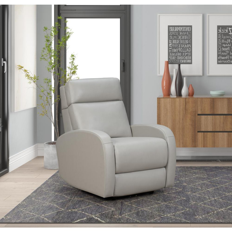 9PH 1176 Levi Power Recliner  Dove   Contemporary   Recliner Chairs   by BisonOffice  Houzz