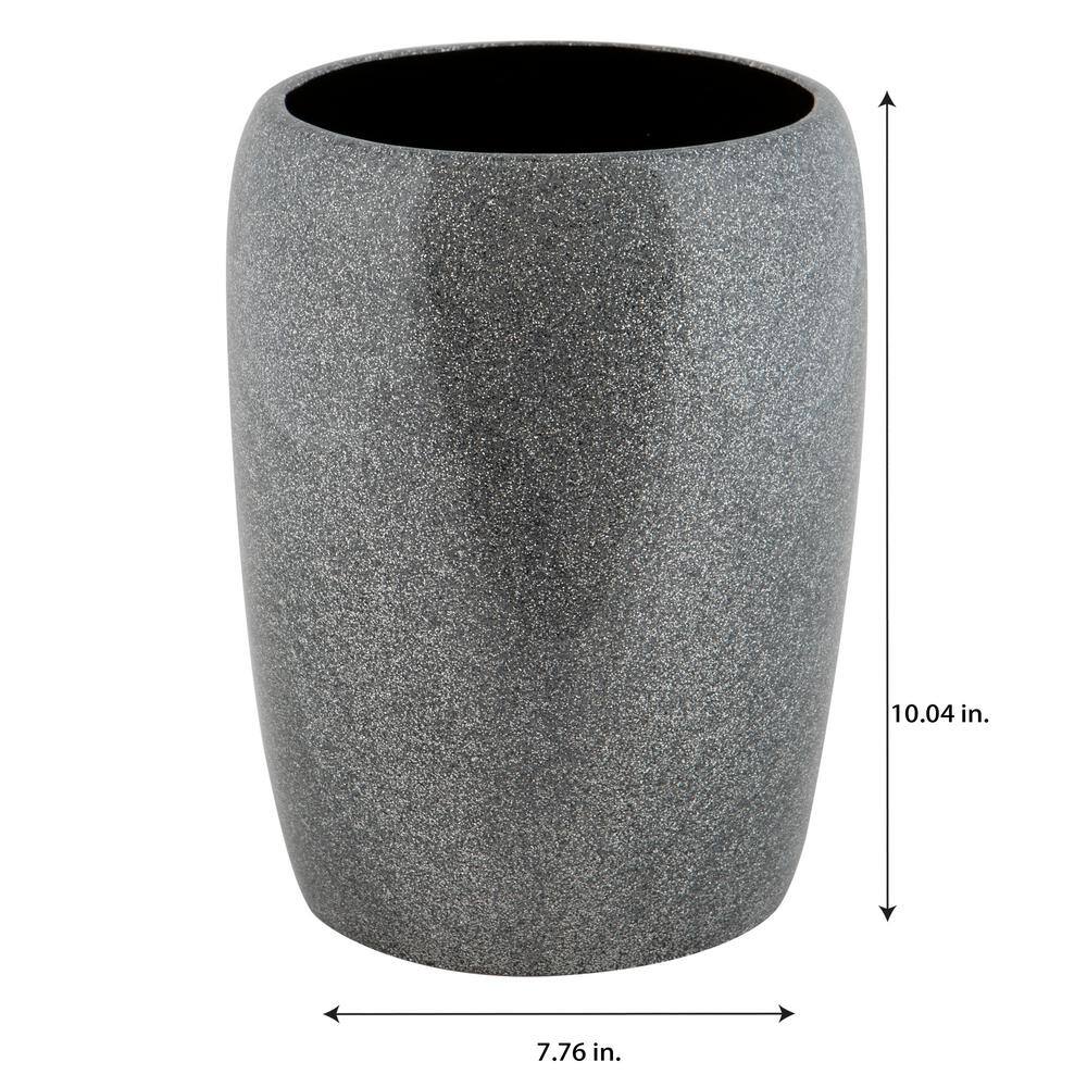 Elle Decor Eclat Glitter Waste Bin in Grey EL-44284-GREY