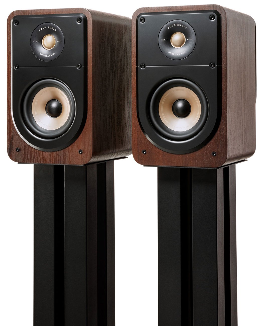 Polk Audio Signature Elite ES15 Walnut Compact Bookshelf Loudspeakers (Pair)