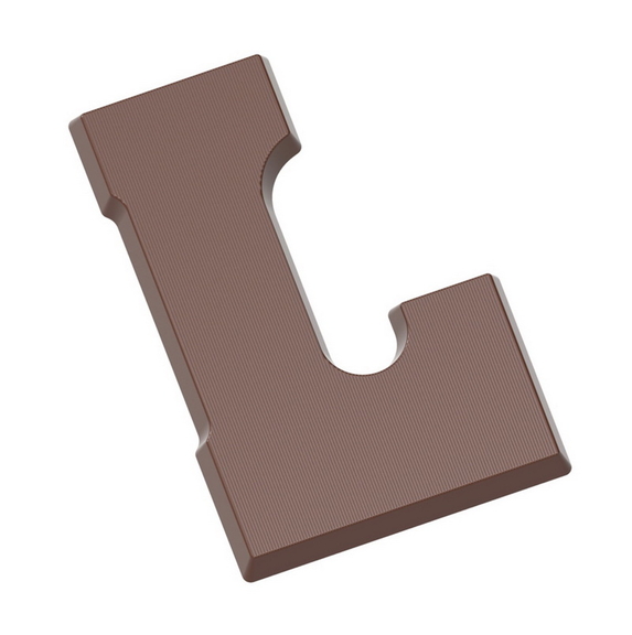 Chocolate World CW2411 Chocolate mould letter L 13...