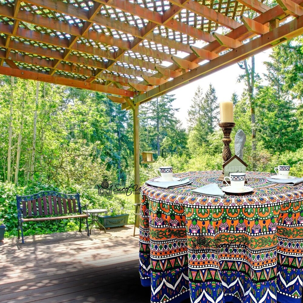 Cotton Inspiring Floral Tablecloth Collection