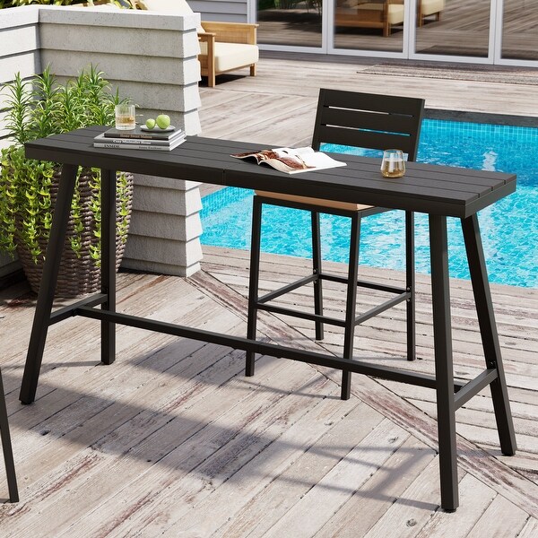 Outdoor Patio Bar Table Bistro Dining Table