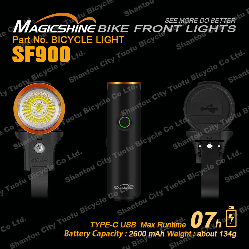 Magicshine SF900 Bike Led Light Cycle Headlight Cycling Accessories 900 Lumens IPX6 Waterproof Rechargeable Bicycle Front Lights