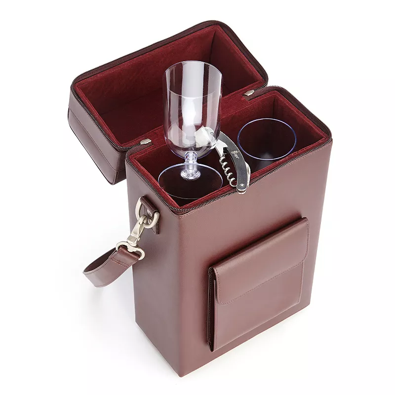 Royce Leather Connoisseur Wine Carrier